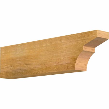 Ekena Millwork Monterey Rough Sawn Rafter Tail, Western Red Cedar, 4"W x 8"H x 32"L RFT04X08X32MON00RWR